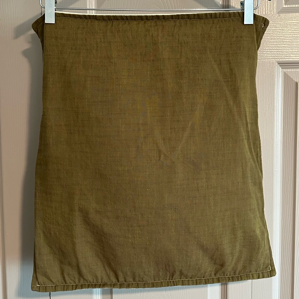 Canvas Pillow Cover Olive Green